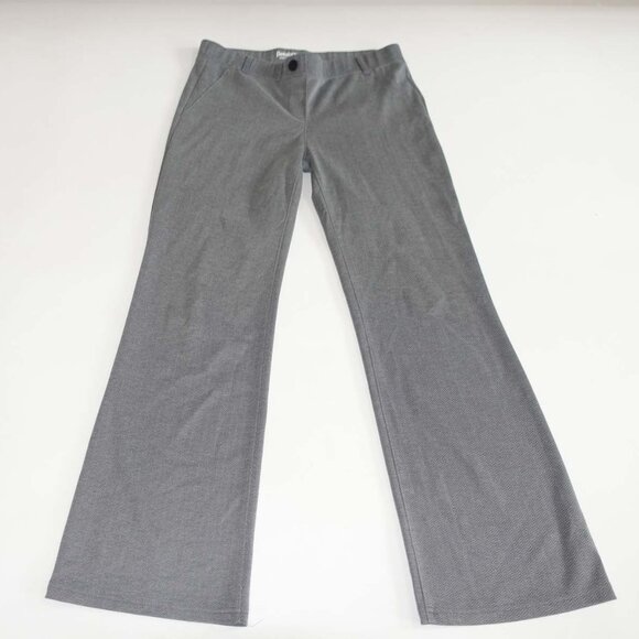 Betabrand Women's Herringbone Boot Cut Yoga Dress Pants Size Petite Medium Gray - Picture 1 of 7